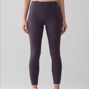 Align plum full length leggings